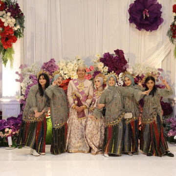 Pernikahan Feby Putri dan Adam Febrian. (Instagram)